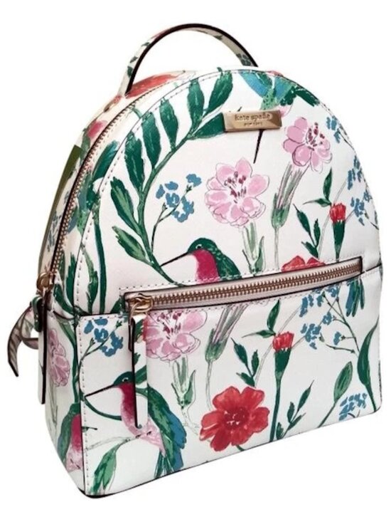 Kate Spade Laurel Way Hummingbird Floral Sammi Backpack WKRU5468 NWT main image 5